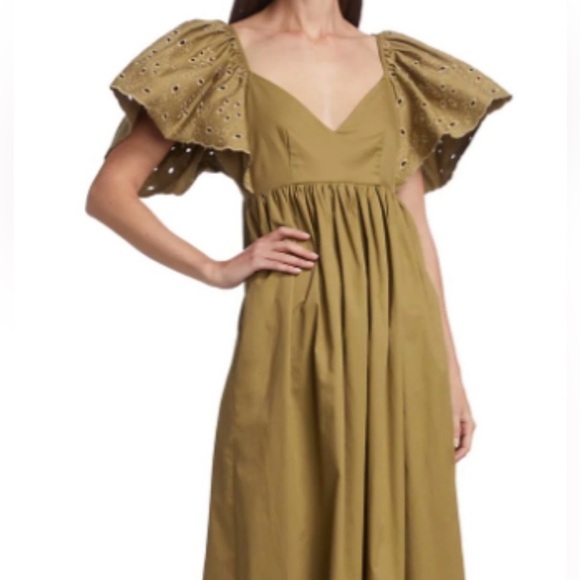 En Saison Flutter Sleeve Eyelet Maxi - Picture 5 of 7